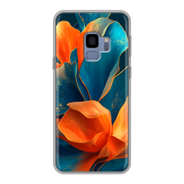 Силиконовый чехол на Samsung Galaxy S9 с принтом Цветы Силиконовый чехол на Samsung Galaxy S9 с принтом Цветы
