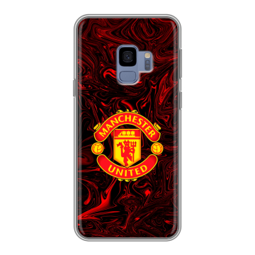 Силиконовый чехол на Samsung Galaxy S9 с принтом Manchester United Силиконовый чехол на Samsung Galaxy S9 с принтом Manchester United