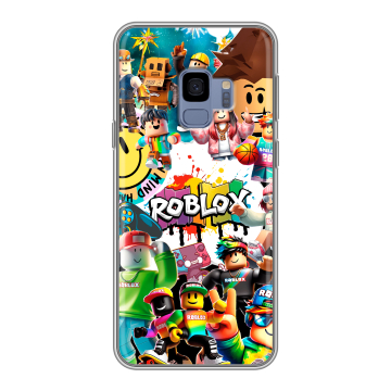 Силиконовый чехол на Samsung Galaxy S9 с принтом Roblox Роблокс Силиконовый чехол на Samsung Galaxy S9 с принтом Roblox Роблокс