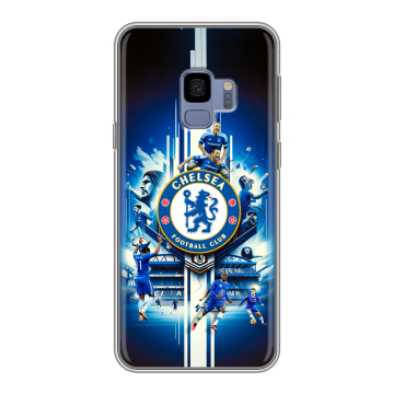 Силиконовый чехол на Samsung Galaxy S9 с принтом Chelsea Челси Силиконовый чехол на Samsung Galaxy S9 с принтом Chelsea Челси