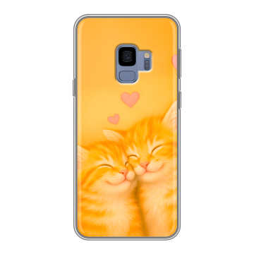 Силиконовый чехол на Samsung Galaxy S9 с принтом Милые котята Силиконовый чехол на Samsung Galaxy S9 с принтом Милые котята
