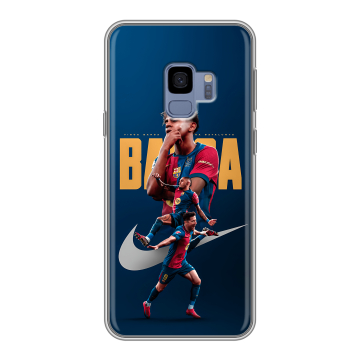 Силиконовый чехол на Samsung Galaxy S9 с принтом Барселона Barca Yamal Силиконовый чехол на Samsung Galaxy S9 с принтом Барселона Barca Yamal