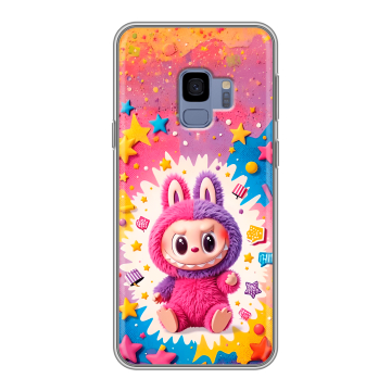 Силиконовый чехол на Samsung Galaxy S9 с принтом Labubu Лабубу Силиконовый чехол на Samsung Galaxy S9 с принтом Labubu Лабубу