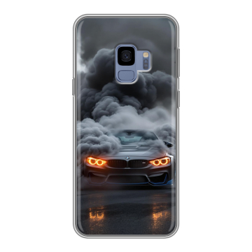 Силиконовый чехол на Samsung Galaxy S9 с принтом BMW БМВ Силиконовый чехол на Samsung Galaxy S9 с принтом BMW БМВ