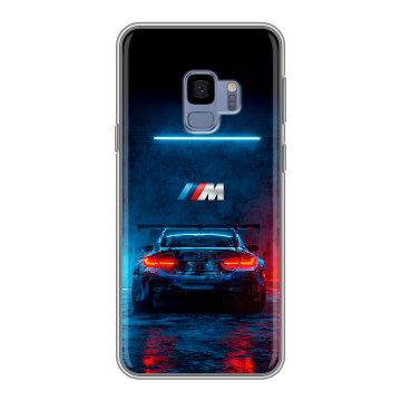 Силиконовый чехол на Samsung Galaxy S9 с принтом BMW БМВ Силиконовый чехол на Samsung Galaxy S9 с принтом BMW БМВ