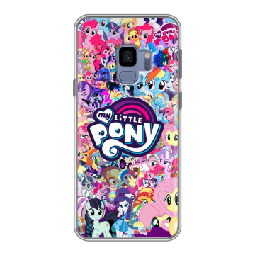 Силиконовый чехол на Samsung Galaxy S9 с принтом My little pony Дружба чудо Силиконовый чехол на Samsung Galaxy S9 с принтом My little pony Дружба чудо