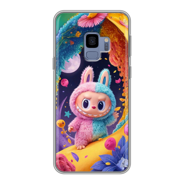 Силиконовый чехол на Samsung Galaxy S9 с принтом Labubu Лабубу Силиконовый чехол на Samsung Galaxy S9 с принтом Labubu Лабубу