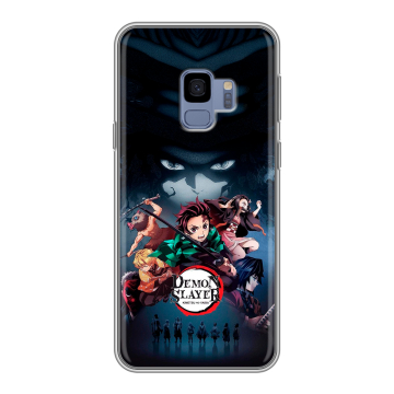 Силиконовый чехол на Samsung Galaxy S9 с принтом Demon Slayer Клинок рассекающий демонов Силиконовый чехол на Samsung Galaxy S9 с принтом Demon Slayer Клинок рассекающий демонов