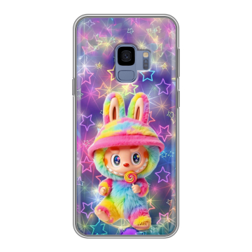 Силиконовый чехол на Samsung Galaxy S9 с принтом Labubu Лабубу