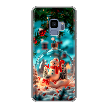 Силиконовый чехол на Samsung Galaxy S9 с принтом Новый год Силиконовый чехол на Samsung Galaxy S9 с принтом Новый год