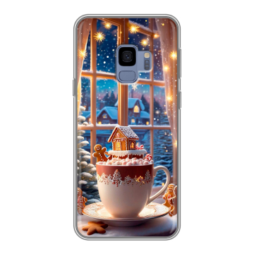 Силиконовый чехол на Samsung Galaxy S9 с принтом Новый год Силиконовый чехол на Samsung Galaxy S9 с принтом Новый год