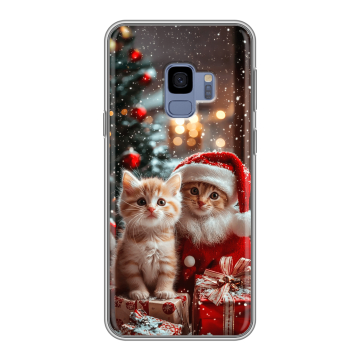 Силиконовый чехол на Samsung Galaxy S9 с принтом Новый год Силиконовый чехол на Samsung Galaxy S9 с принтом Новый год