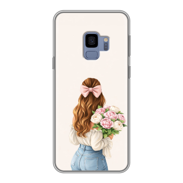 Силиконовый чехол на Samsung Galaxy S9 с принтом женский Силиконовый чехол на Samsung Galaxy S9 с принтом женский