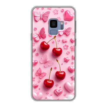 Силиконовый чехол на Samsung Galaxy S9 с принтом для девочек Силиконовый чехол на Samsung Galaxy S9 с принтом для девочек