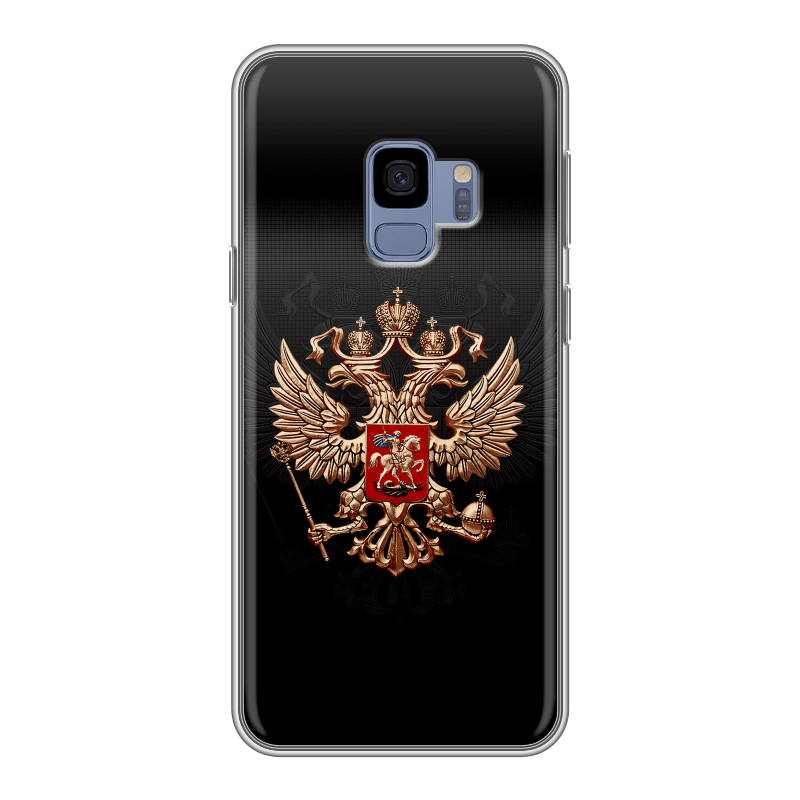 Силиконовый чехол на Samsung Galaxy S9 с принтом Герб России Силиконовый чехол на Samsung Galaxy S9 с принтом Герб России