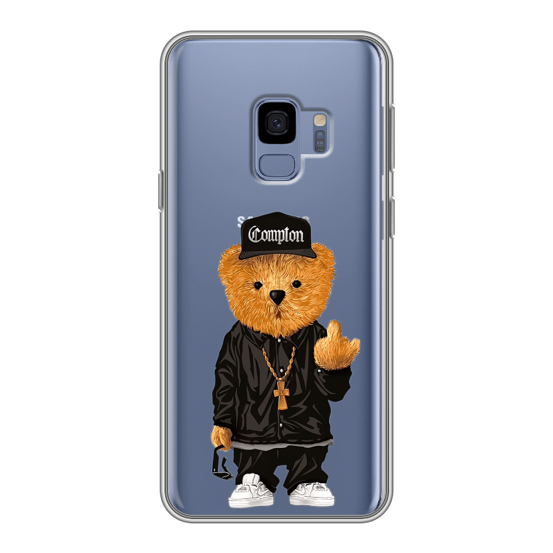 Силиконовый чехол на Samsung Galaxy S9 с принтом Мишка Силиконовый чехол на Samsung Galaxy S9 с принтом Мишка