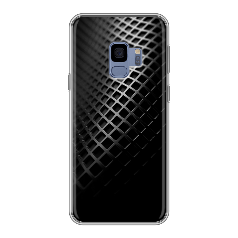 Силиконовый чехол на Samsung Galaxy S9 с принтом Текстура металла Силиконовый чехол на Samsung Galaxy S9 с принтом Текстура металла