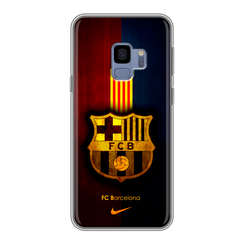 Силиконовый противоударный чехол на Samsung Galaxy S9 с принтом Барселона Barcelona Силиконовый противоударный чехол на Samsung Galaxy S9 с принтом Барселона Barcelona
