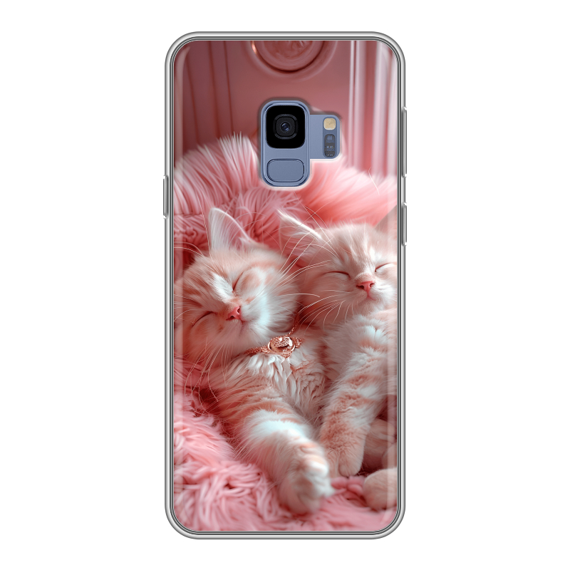 Силиконовый чехол на Samsung Galaxy S9 с принтом котята котики Силиконовый чехол на Samsung Galaxy S9 с принтом котята котики