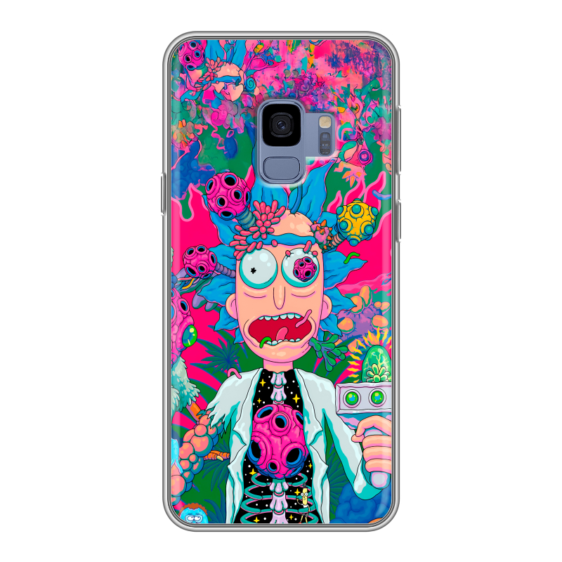 Силиконовый чехол на Samsung Galaxy S9 с принтом Рик и Морти Rick Morty Силиконовый чехол на Samsung Galaxy S9 с принтом Рик и Морти Rick Morty