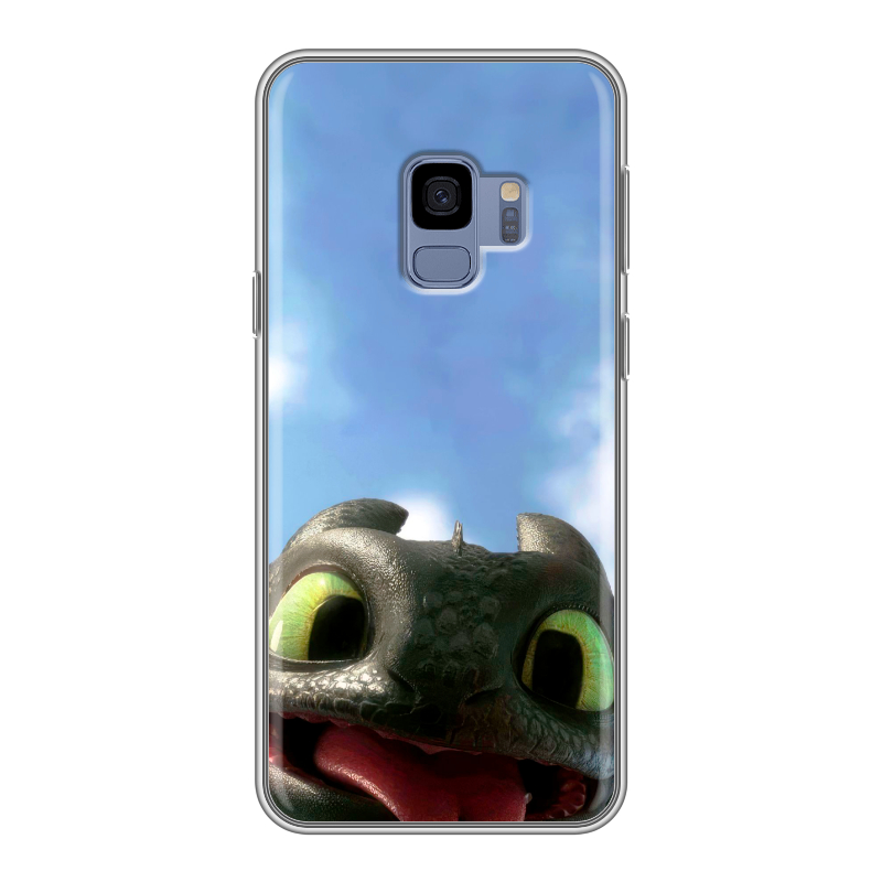 Силиконовый чехол на Samsung Galaxy S9 с принтом Как приручить дракона Силиконовый чехол на Samsung Galaxy S9 с принтом Как приручить дракона