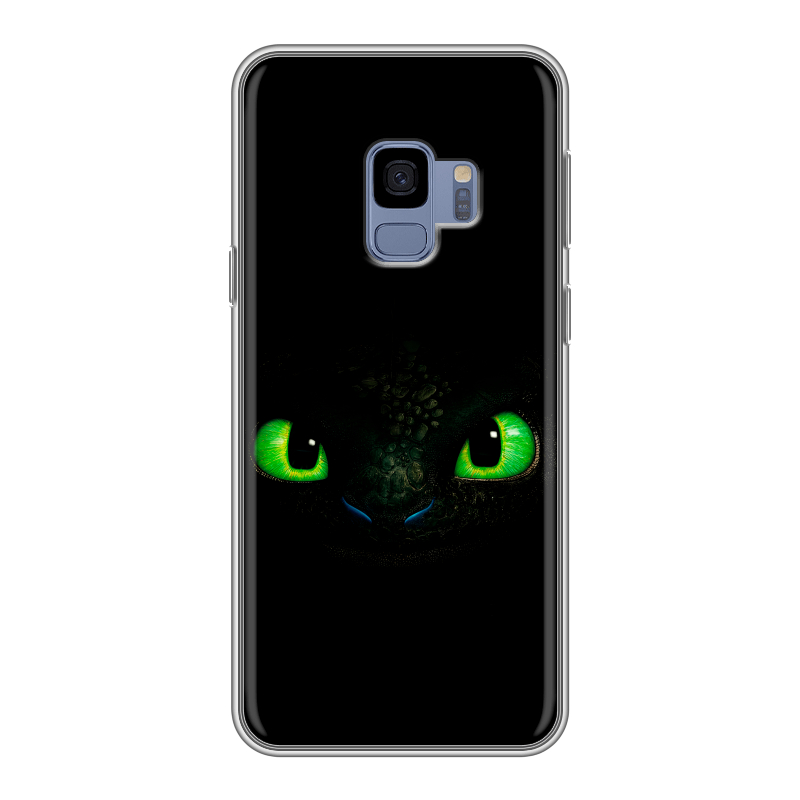 Силиконовый противоударный чехол на Samsung Galaxy S9 с принтом Как приручить дракона Силиконовый противоударный чехол на Samsung Galaxy S9 с принтом Как приручить дракона