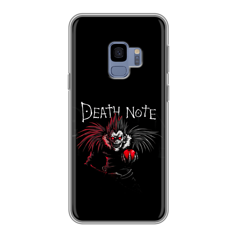 Силиконовый противоударный чехол на Samsung Galaxy S9 с принтом Death note Тетрадь смерти Силиконовый противоударный чехол на Samsung Galaxy S9 с принтом Death note Тетрадь смерти