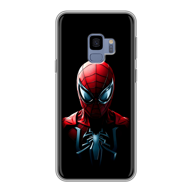 Силиконовый чехол на Samsung Galaxy S9 с принтом Spiderman Человек паук Силиконовый чехол на Samsung Galaxy S9 с принтом Spiderman Человек паук