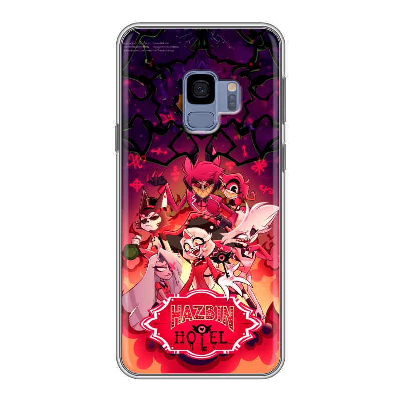 Силиконовый противоударный чехол на Samsung Galaxy S9 с принтом Hazbin Hotel Отель Хазбин Силиконовый противоударный чехол на Samsung Galaxy S9 с принтом Hazbin Hotel Отель Хазбин