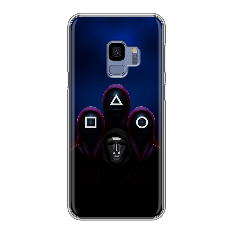 Силиконовый чехол на Samsung Galaxy S9 с принтом Игра Кальмара Силиконовый чехол на Samsung Galaxy S9 с принтом Игра Кальмара