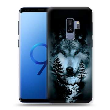 Силиконовый чехол на Samsung Galaxy S9 Plus с принтом Лесной волк Силиконовый чехол на Samsung Galaxy S9 Plus с принтом Лесной волк