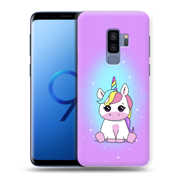 Силиконовый чехол на Samsung Galaxy S9 Plus с принтом Единорог Силиконовый чехол на Samsung Galaxy S9 Plus с принтом Единорог