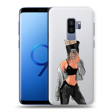 Силиконовый чехол на Samsung Galaxy S9 Plus с принтом Женские принты Силиконовый чехол на Samsung Galaxy S9 Plus с принтом Женские принты