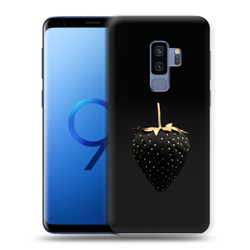 Силиконовый чехол на Samsung Galaxy S9 Plus с принтом Черная клубника Силиконовый чехол на Samsung Galaxy S9 Plus с принтом Черная клубника