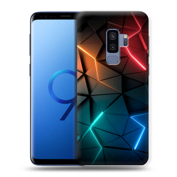 Силиконовый чехол на Samsung Galaxy S9 Plus с принтом Абстракция неон Силиконовый чехол на Samsung Galaxy S9 Plus с принтом Абстракция неон