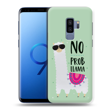 Силиконовый чехол на Samsung Galaxy S9 Plus с принтом Лама Силиконовый чехол на Samsung Galaxy S9 Plus с принтом Лама