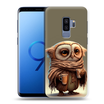 Силиконовый чехол на Samsung Galaxy S9 Plus с принтом Сова Силиконовый чехол на Samsung Galaxy S9 Plus с принтом Сова