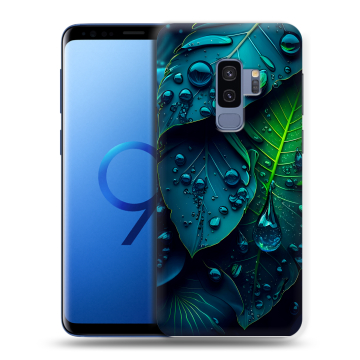 Силиконовый чехол на Samsung Galaxy S9 Plus с принтом Листья