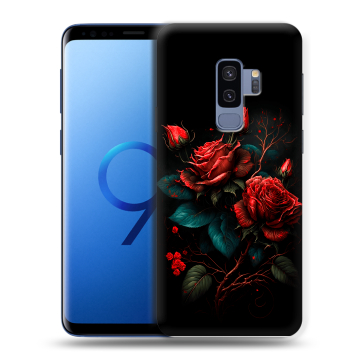 Силиконовый чехол на Samsung Galaxy S9 Plus с принтом Розы красные Силиконовый чехол на Samsung Galaxy S9 Plus с принтом Розы красные