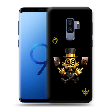 Силиконовый чехол на Samsung Galaxy S9 Plus с принтом Золотой скрудж макдак