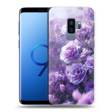 Силиконовый чехол на Samsung Galaxy S9 Plus с принтом Розы цветы
