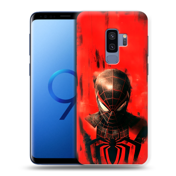 Силиконовый чехол на Samsung Galaxy S9 Plus с принтом человек паук spiderman Силиконовый чехол на Samsung Galaxy S9 Plus с принтом человек паук spiderman