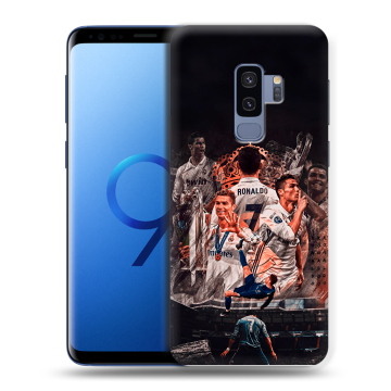 Силиконовый чехол на Samsung Galaxy S9 Plus с принтом Реал Роналдо Real Ronaldo