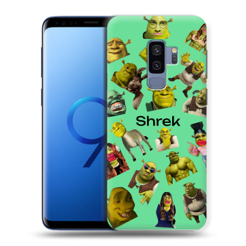 Силиконовый чехол на Samsung Galaxy S9 Plus с принтом Шрек Shrek