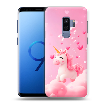 Силиконовый чехол на Samsung Galaxy S9 Plus с принтом Единорог Силиконовый чехол на Samsung Galaxy S9 Plus с принтом Единорог