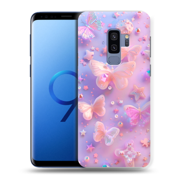 Силиконовый чехол на Samsung Galaxy S9 Plus с принтом Бабочки