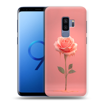 Силиконовый чехол на Samsung Galaxy S9 Plus с принтом Розовая роза