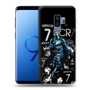 Силиконовый чехол на Samsung Galaxy S9 Plus с принтом Реал Роналдо