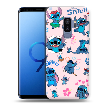 Силиконовый чехол на Samsung Galaxy S9 Plus с принтом Лило и Стич Силиконовый чехол на Samsung Galaxy S9 Plus с принтом Лило и Стич