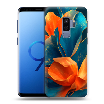 Силиконовый чехол на Samsung Galaxy S9 Plus с принтом Цветы